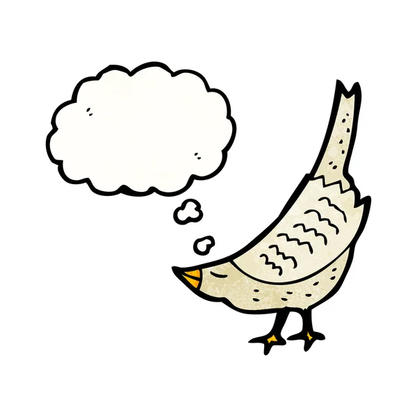 Ptak z dymek — Wektor stockowy