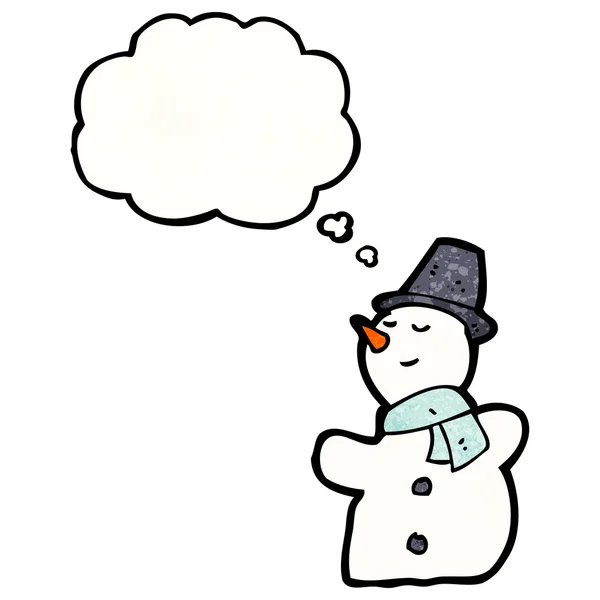 Snowman — Stock Vector