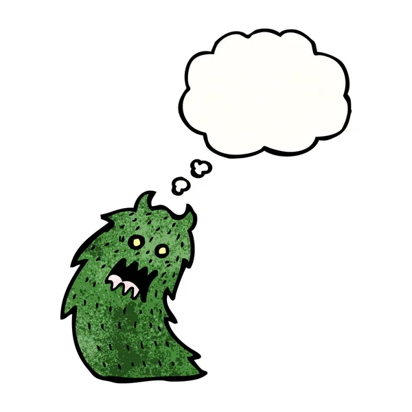 Lurviga gröna monster — Stock vektor