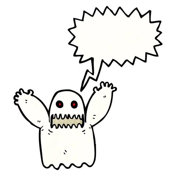 Fantasma aterrador — Vector de stock