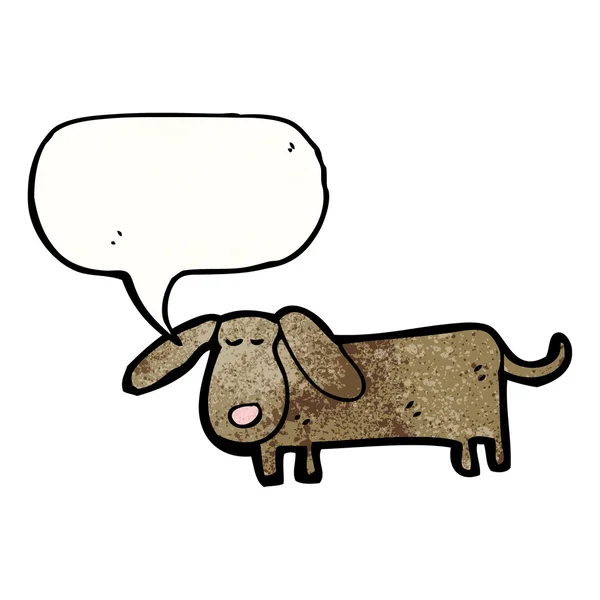 Talking dog — Stock Vector