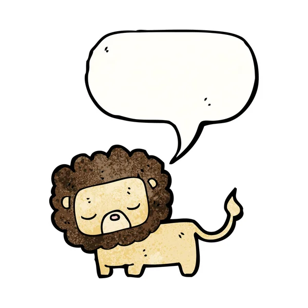 Mignon lion — Image vectorielle