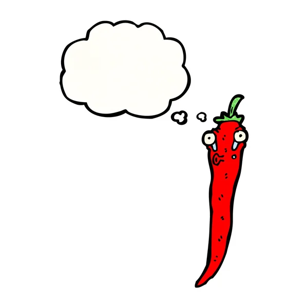 Varm röd chili — Stock vektor