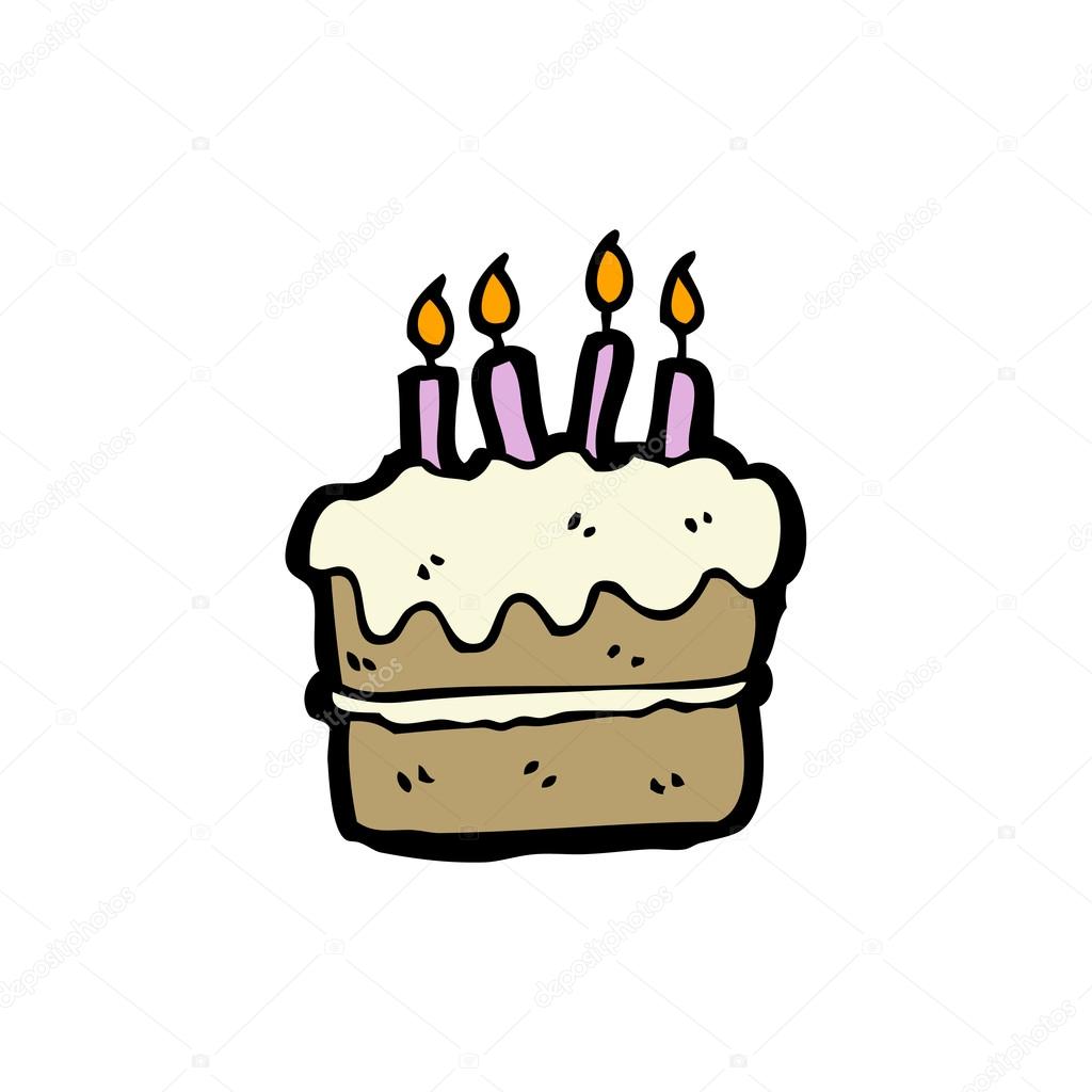 Birthday cake — Stock Vector © lineartestpilot #21093879