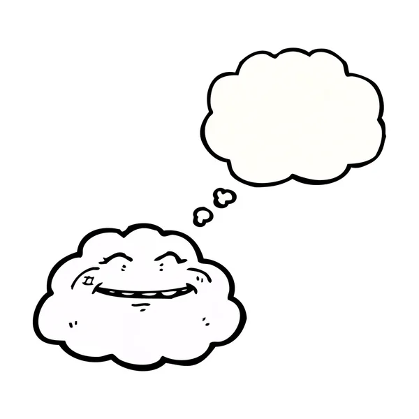 Sırıtan bulut — Stok Vektör
