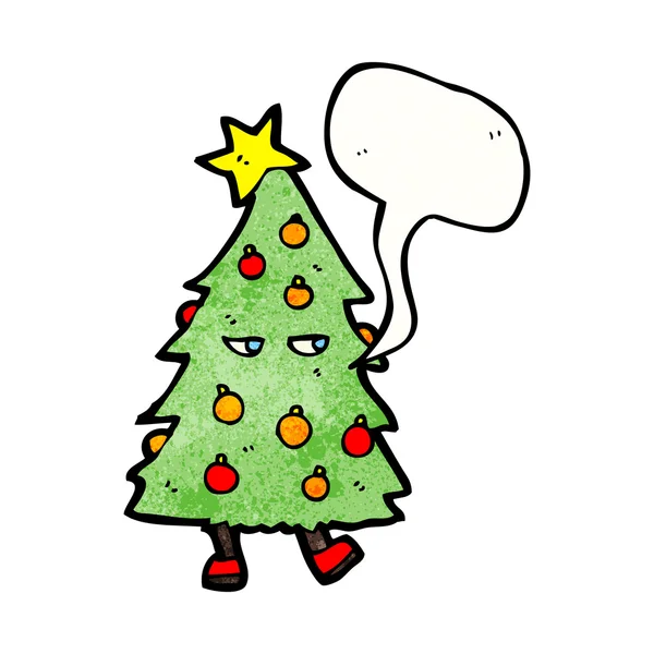 Christmas tree costume — Stock Vector