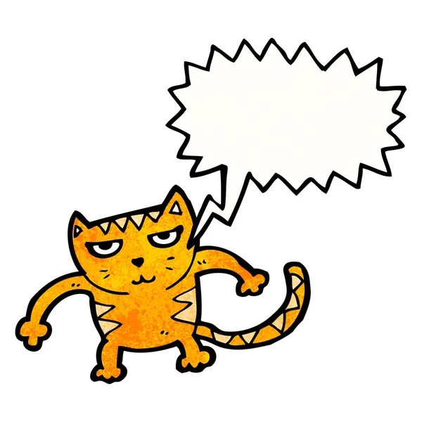 Wütende Katze — Stockvektor