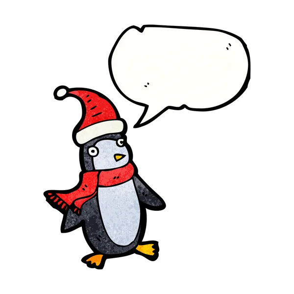 圣诞企鹅 — 图库矢量图片