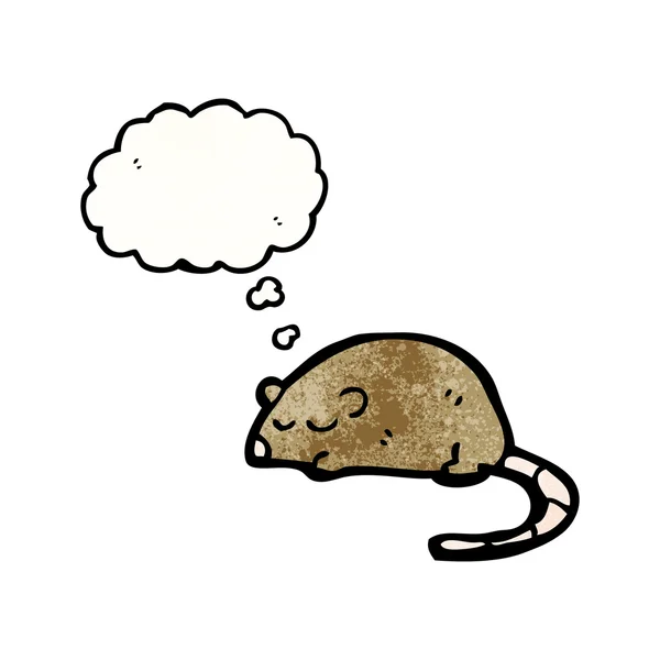 Ratón dormido — Vector de stock