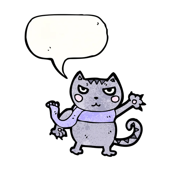 Attaque de chat — Image vectorielle