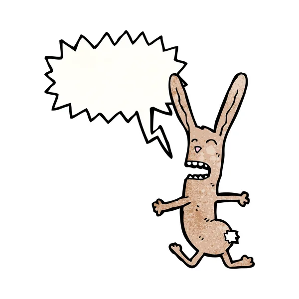 Zwariowany królik — Wektor stockowy