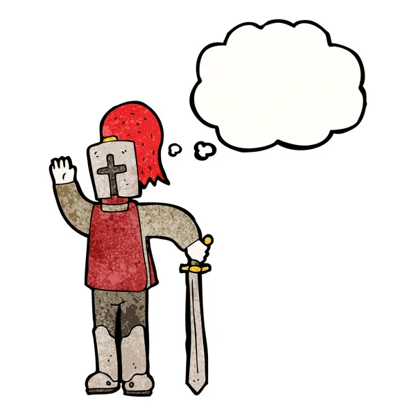 Средневековый рыцарь — стоковый вектор
