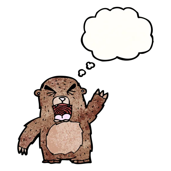 Urso zangado — Vetor de Stock