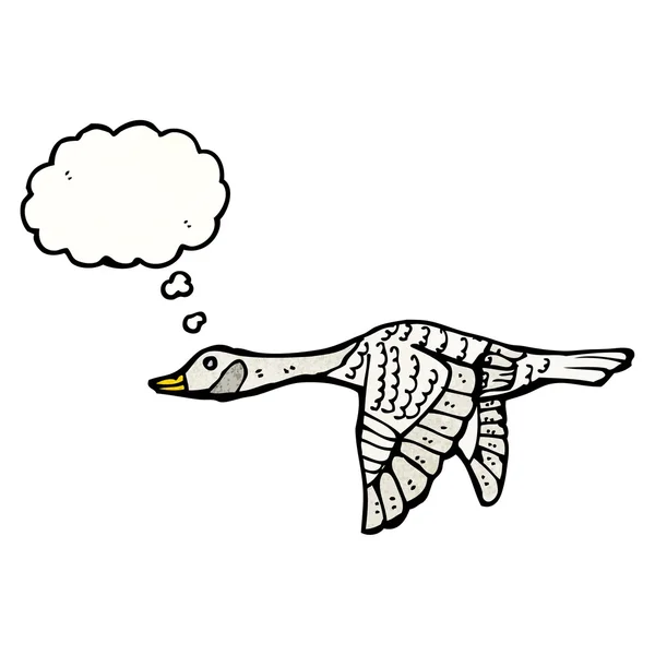 Vliegende gans — Stockvector