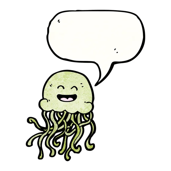 Medusas felices. — Vector de stock