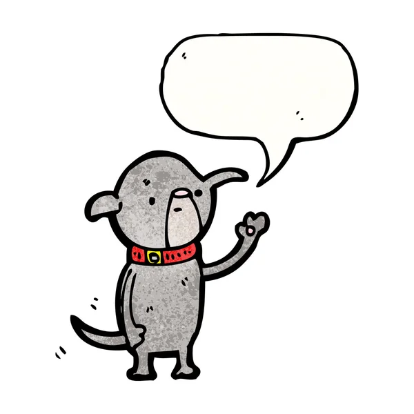 สุนัขตัวน้อยโบก — ภาพเวกเตอร์สต็อก
