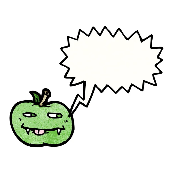 吸血鬼苹果 — 图库矢量图片