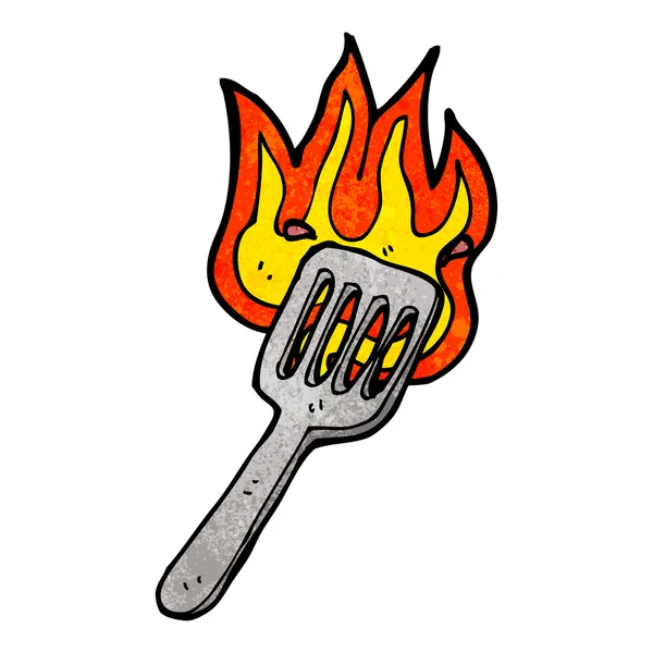 Hot cooking spatula — Stock Vector