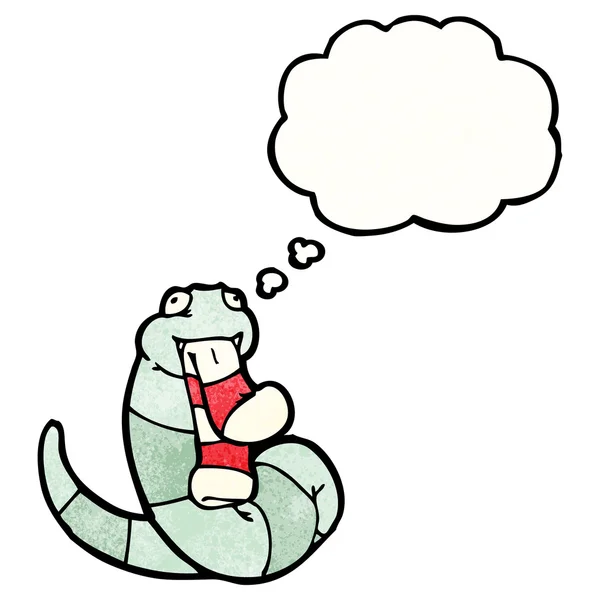 蛇和袜子 — 图库矢量图片