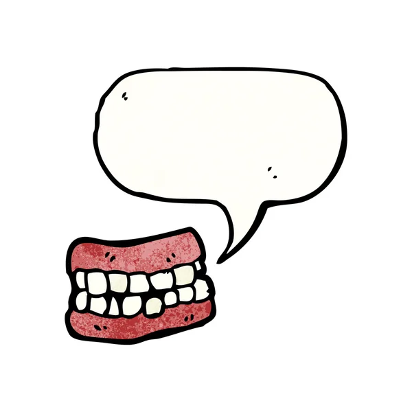 Falsche Zähne — Stockvektor