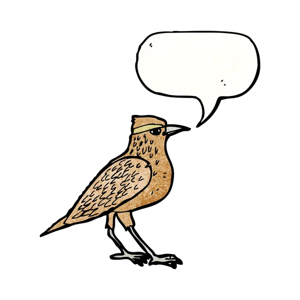 Zingende vogel — Stockvector