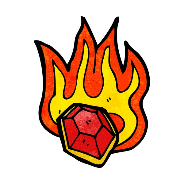 Flaming ruby — стоковий вектор