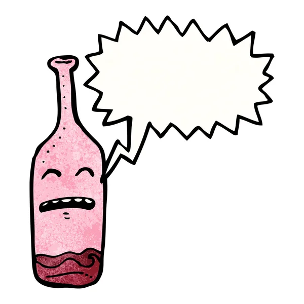 Bouteille de vin rouge — Image vectorielle