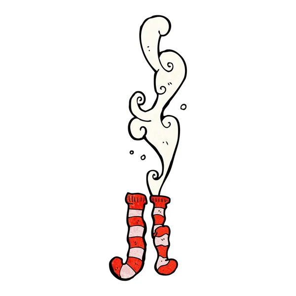 Une vieille chaussette puante — Image vectorielle