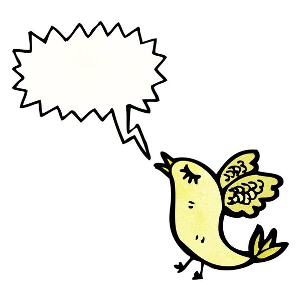 Sarı Kuş — Stok Vektör