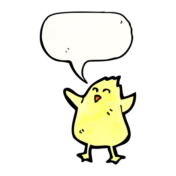 搞笑黄色小鸟 — 图库矢量图片