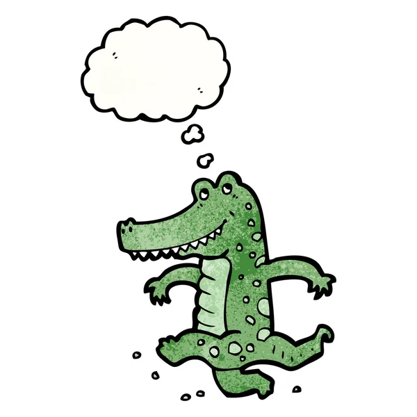 Dancing alligator — Stock Vector