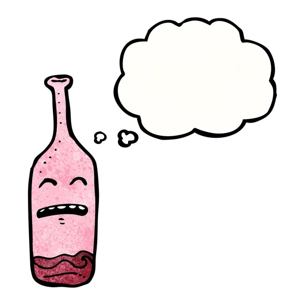Κόκκινο μπουκάλι κρασί — Διανυσματικό Αρχείο