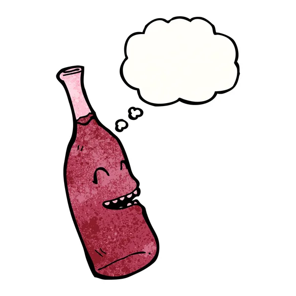 Bouteille de vin rouge — Image vectorielle