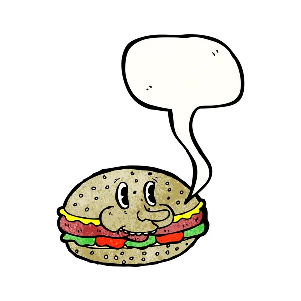 Burger — Stockvektor