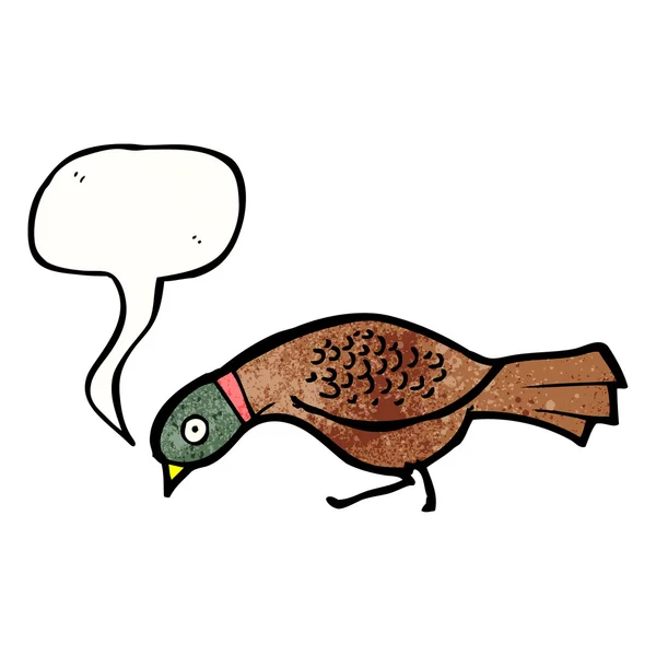 Pheasant bird — Stock Vector
