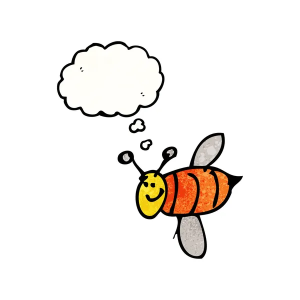 Рисунок пчелы — стоковый вектор