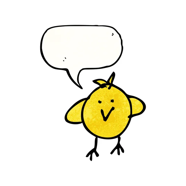 Zeichnung eines Vogels — Stockvektor