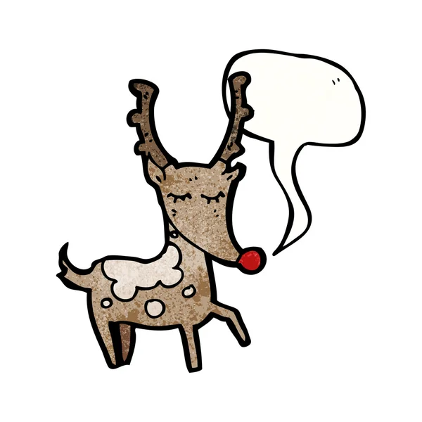 Drôle de renne — Image vectorielle