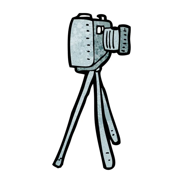 Camera op statief — Stockvector
