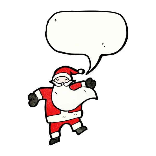 Dancing santa — Stock Vector