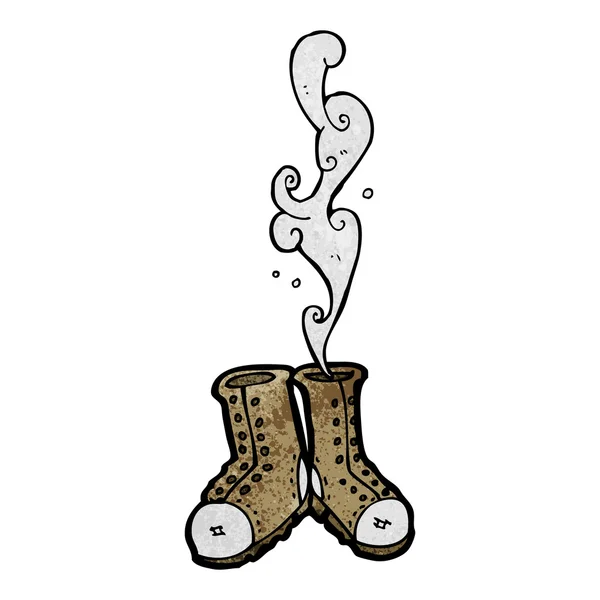 Smelly old boots — Stock Vector