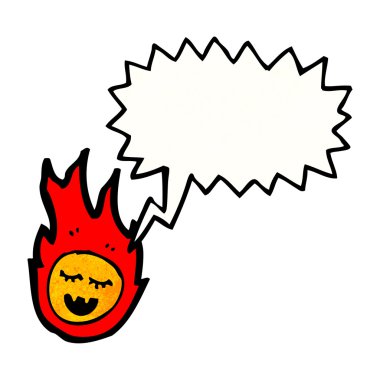 küçük bir ateş topu