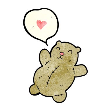 oyuncak ayı aşkın kalp