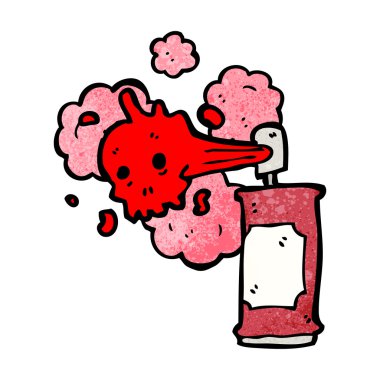 kafatasları ile Graffiti sprey boya yapabilirsiniz