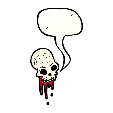 kan damlayan kafatası