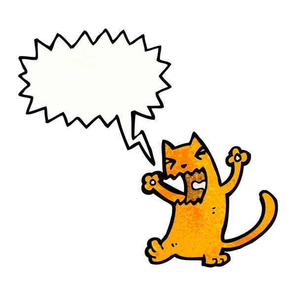 Wütende Katze — Stockvektor