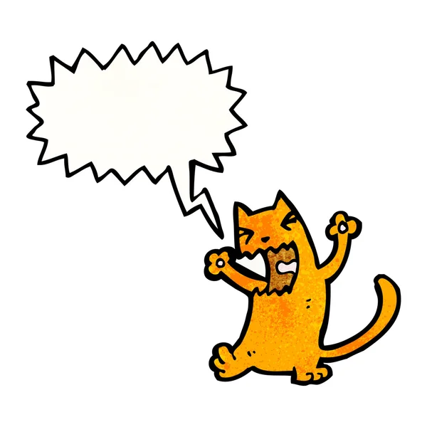 Gato enojado — Vector de stock