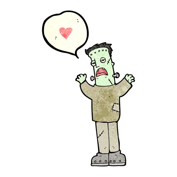Frankenstein monstret i kärlek — Stock vektor