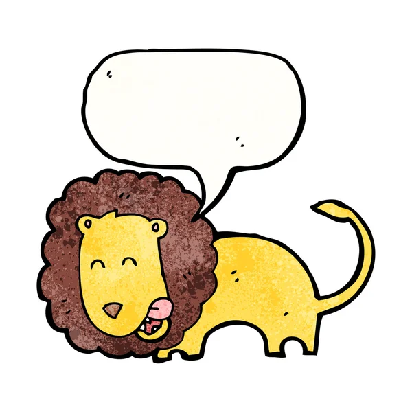 Funny lion — Stock Vector