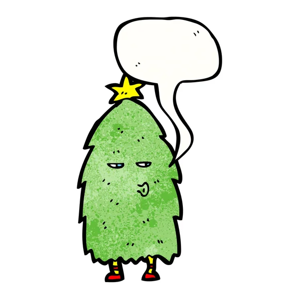 Kerstboom kostuum — Stockvector